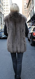 Brown Fox Fur Vest