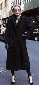 Black Persian Fur Coat