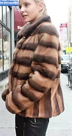 Marc Kaufman Furs Presents a demi whiskey mink fur jacket from Marc Kaufman Furs New YorkArgentinaUnited KingdomAustriaDenmarkNorwayAustraliaFinlandSaudi ArabiaOmanKuwaitJordanEgypt