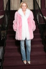 Pink White Fox Jacket