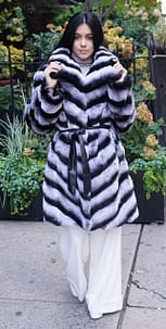 Chinchilla Rex Fur Jacket