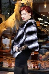 Chinchilla Fur Cape