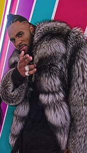 Jason Derulo Silver Fox Fur Coat Marc Kaufman Furs