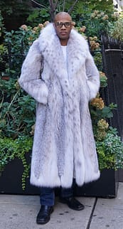 Mens Full Length Canadian Lynx Coat