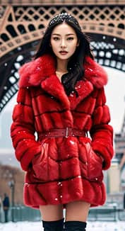 Red Mink Jacket