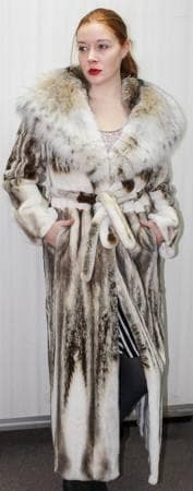 Sheared Mink Fur Coat