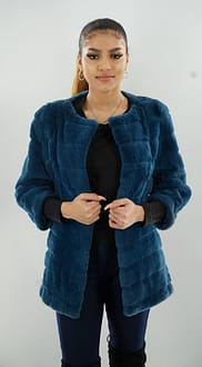 Blue Rex Rabbit Jacket Size