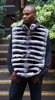 Mens Chinchilla Vest