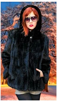 black ranch mink furs