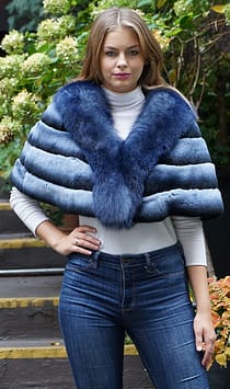 Rabbit fur stole