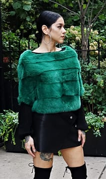 Green Mink Jacket