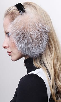 Fabulous authentic Fox Fur Earmuffs