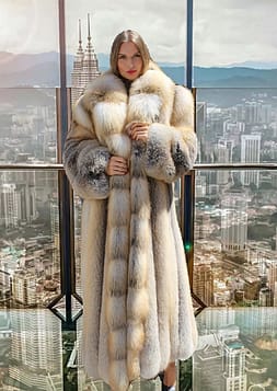 Where did JLo buy her fur coat Hustler Movie