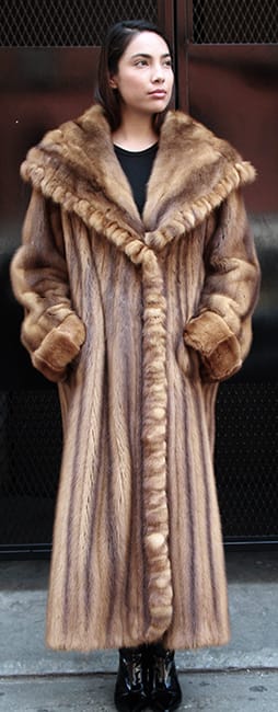 WHISKEY MINK COAT