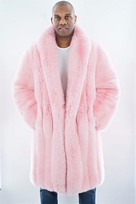 Pink Fox Mens Coat