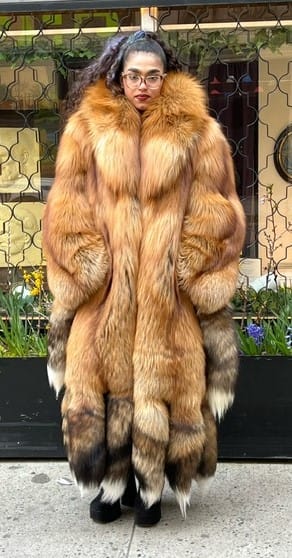 Fox coat on sale