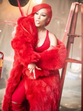 K Michelle Red Fox Coat Marc Kaufman Furs The Ivy Showroom