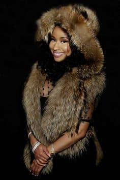 Nicki Minaj Has Strong Fur Game