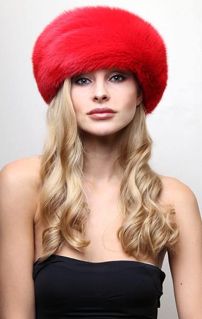 Red Fox Fur Headband