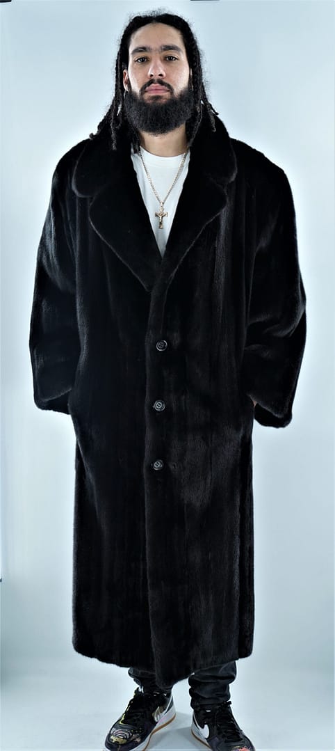 Blackglamma Mens Mink Coat Full Length