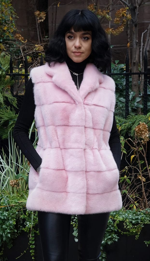 Pink Mink Vest 3432