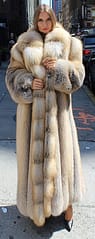 Full Length Golden Island Fox Coat