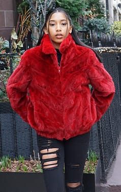 Red Mink Jacket